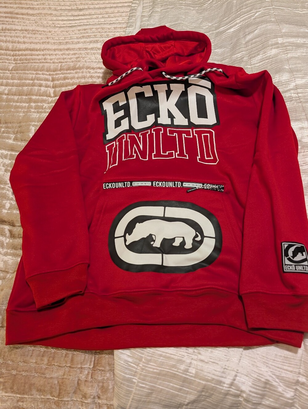 Ecko Unlimited Red Pullover Hoodie NWOT